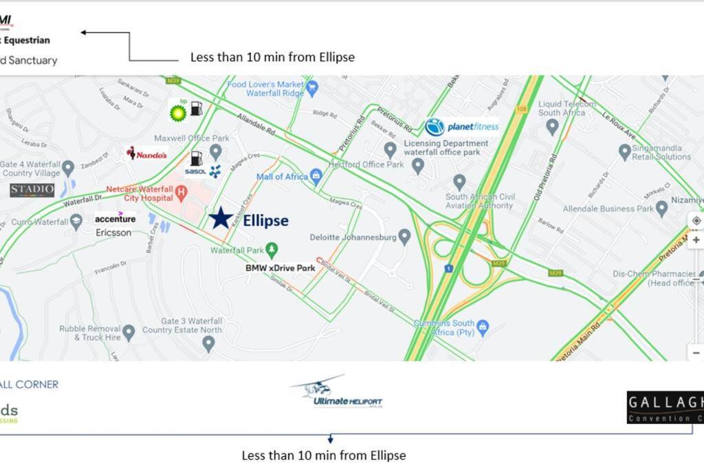 Apartamento Luxury At Ellipse Waterfall, Near Mall Of Africa Midrand